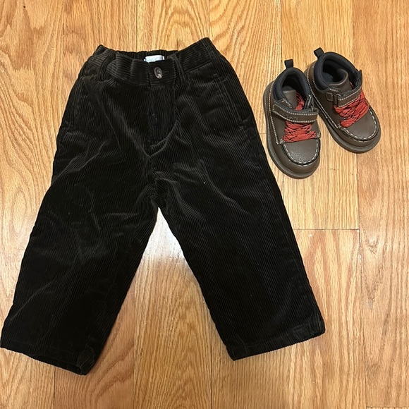 Ralph Lauren Corduroy Toddler Pants and Carter Shoes - Picture 1 of 4